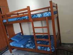 wooden bunker bed full size