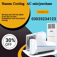 Ac Sale purchase/Split ac/window ac/inverter/Haier/Gree/Dead Inverter