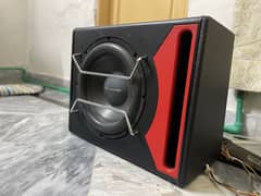 Almani bass tube 10/10 condition with car wires