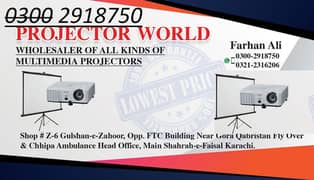 projectors shop in karachi o3oo 291875o