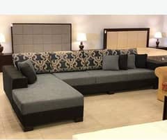 L shape sofa set / Corner sofa set in Master Molty foam