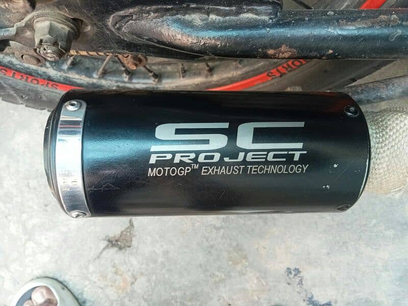 sc project exuast only 1 month used 2