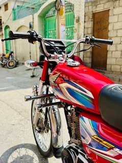Honda CG-125 2022, 1 hand use All Punjab Number