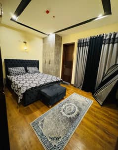 One bed luxury furnished apartment available for rent in gulberg greens islamabad.