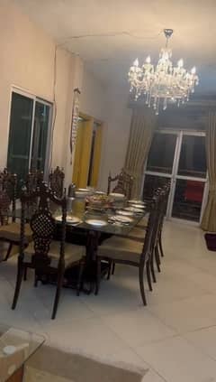 Dining Table - Wooden 8 Chair Dining Table Luxury Dining