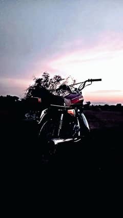 honda 125 with double Saman very less. used lush condition.