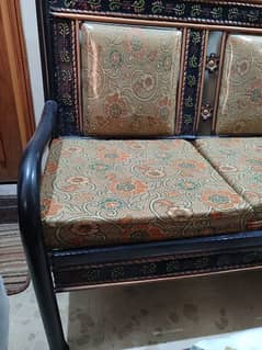 iron sofa set with table