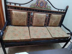 iron sofa set with table