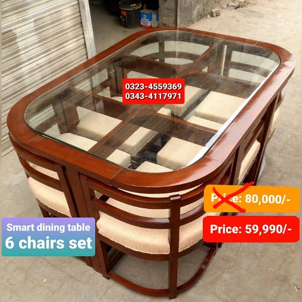 Dining table / Smart dining table / round table dining set / table 5