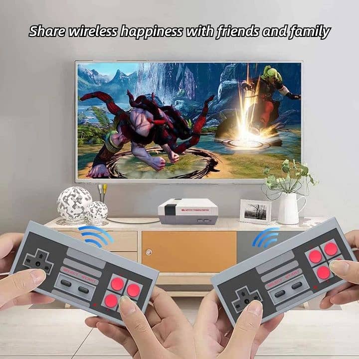 Wireless gamepad Mini 620 80s FC Wireless Video Game Console Retro 2
