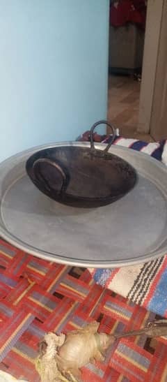 thaal or krhai