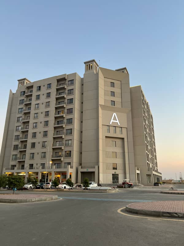 1400sq ft 2BHK Luxurious Apartment in Paragon Towers is available for RENT Near Precinct-17.5min Drive from Main Gate of Bahria Town Karachi 0