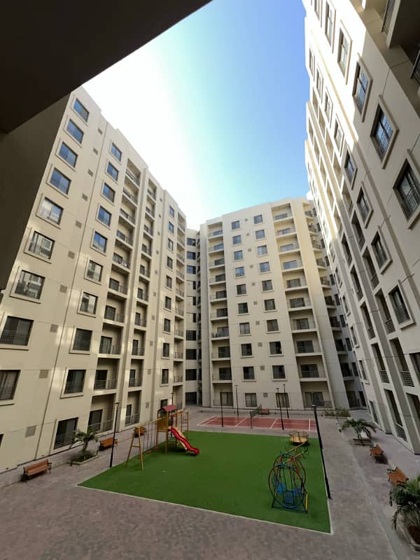 1400sq ft 2BHK Luxurious Apartment in Paragon Towers is available for RENT Near Precinct-17.5min Drive from Main Gate of Bahria Town Karachi 1