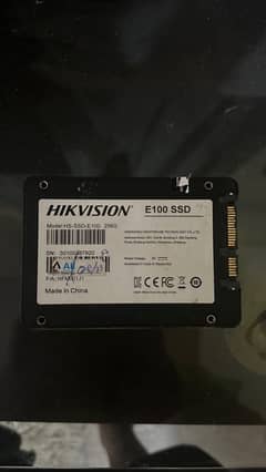 100% health Hikvision Ssd 256g
