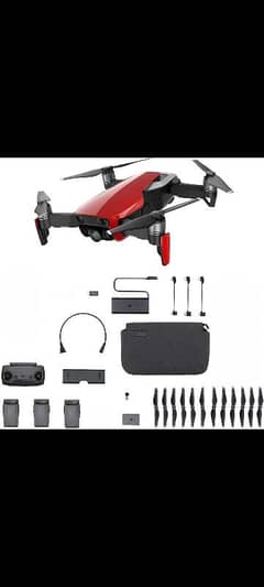 Mavic Air combo Red Color like a new 10/10