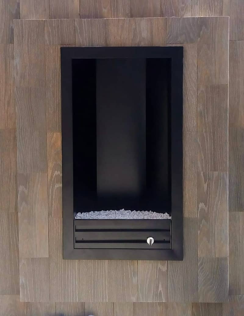 Electric fireplace . Marble fireplace - fire place - Pvc wall panel 5