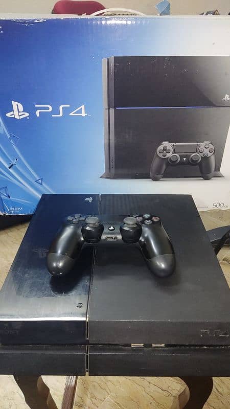 ps4 console with controller and box 2