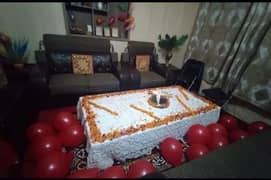 Sofa | Sofa set | 6 Seater | Brown | best A1 Fabric | raksin leather
