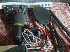 bm mic with sound card power suply 03069074564