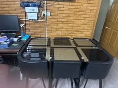 dinning table with chairs