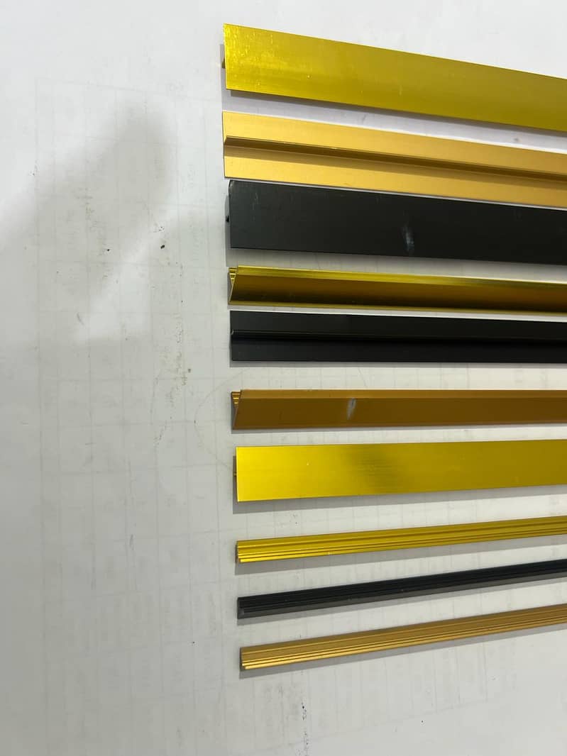 Wood Wall Panel | Luxury Gold Metal Wall Panel | Wall Panel 3