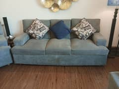 6 Seater Sofa Set with Cushions