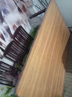 dinning table with 6 chairs