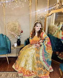 Mehndi Dress for bridal