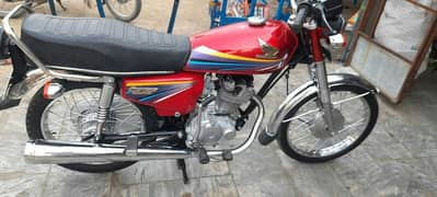 Honda bike 125 cc0326//68//09//651// argent parcel model 2009
