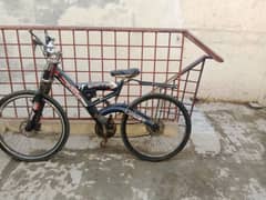 navy blue color bicycle