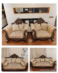 7 Seater Sofa with side tables