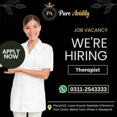 Need Female therapist Staff
