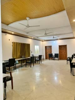 12 Marla double storey corner house available for rent in Johar town near Doctor hospital