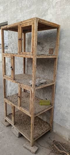 4 portion used cage