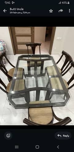 dinning table with chair
