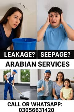 seepage and leakage for washroom wall's roof treatment