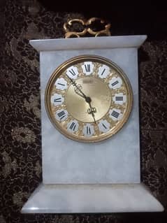 Swiss Elsinor side table clock
