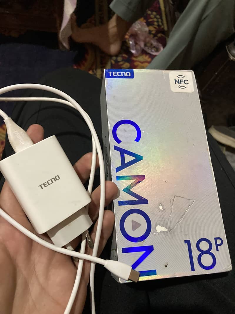 TECHNO CAMON 18P WITH BOX 3