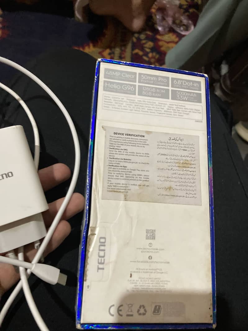 TECHNO CAMON 18P WITH BOX 4