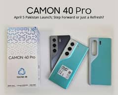 Tecno Camon 40 pro New box pack     WhatsApp 03434888759