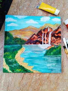 mountain painting