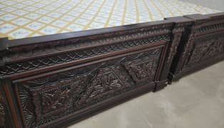 Twin Beds with Molty Foam mattresses