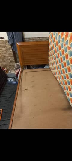 Single bed with mattress