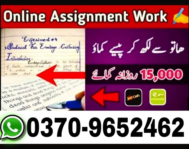 Home base | Assignment work | part time Job | Online job | Writing job 0