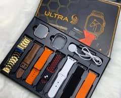 7 in 1 Smart Watch - 7 Straps Smart watch Ultra watch 8 for Gift
