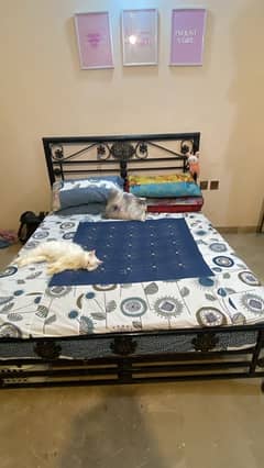 iron bed queen size without mattress dressing table cupboard