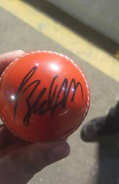 Babar Azam signed ball real 100% with proof can nigotiate