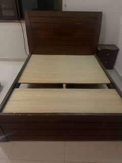 Wooden bed