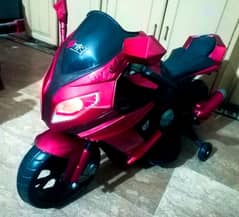 kids sport bike unique design with dual motor All ok running condition