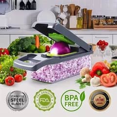 14-in-1 Vegetable Chopper & Slicer – Multifunctional Food Dicer, Grat